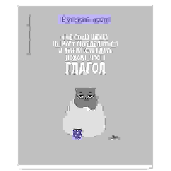 Тетрадь предметная 48л. Русский язык, ТВИН-лак ArtSpace &quot;Котоцинизм&quot;