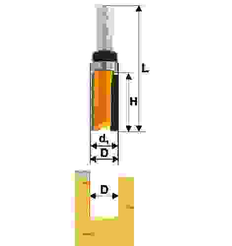 Фреза кромочная прямая Энкор 10539