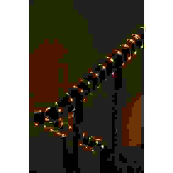 Гирлянда эл. шнур 10м, 100LED, шампань, пост.свеч., ПВХ прозр., d5мм, IP65, 220В СНОУ БУМ