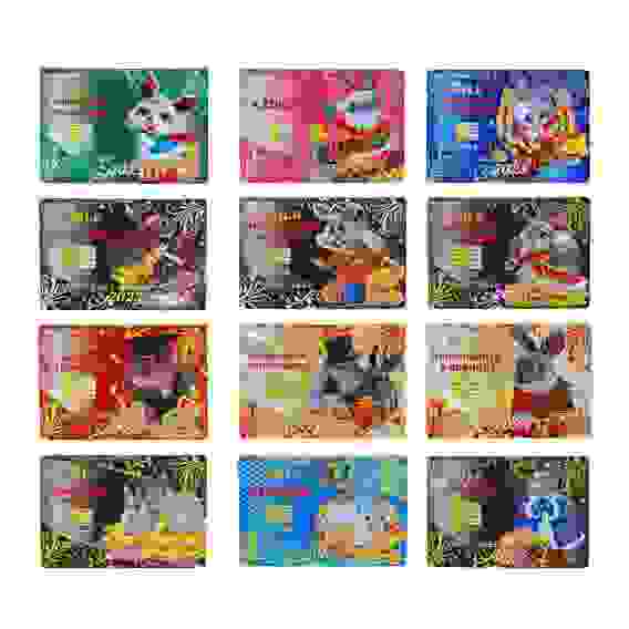 Sale!Магнит Символ Года, 8x5,5 см, ПВХ, 12 дизайнов СНОУ БУМ