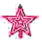 Звезда на макушку ёлки 9,7см, пластик СНОУ БУМ