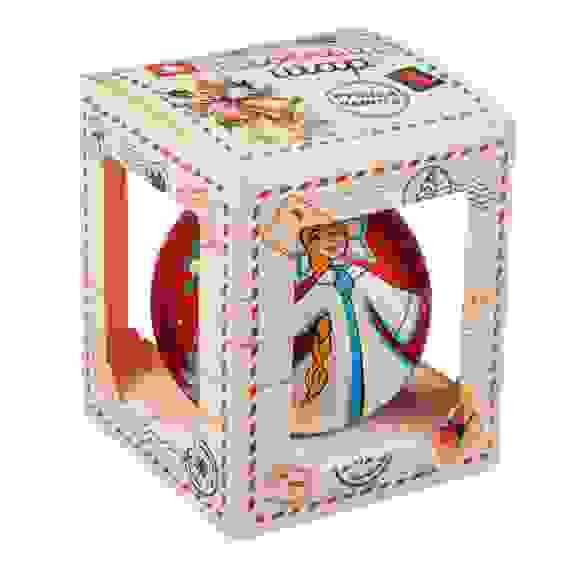 Шар ручной работы \&quot;Русская зима\&quot;, 100 мм, стекло, 4 дизайна, арт.2 СНОУ БУМ