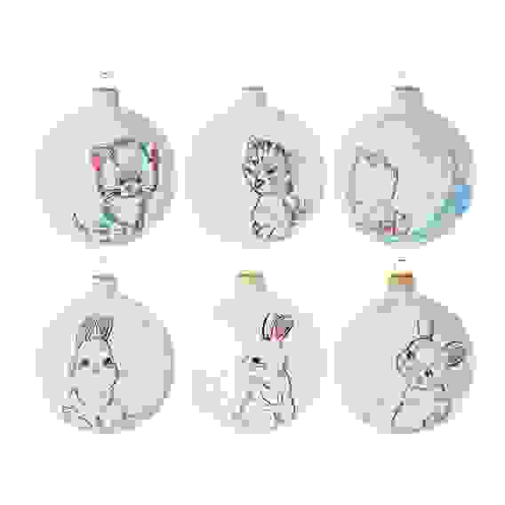 Шар \"Символ Года\", 85 мм, стекло, 2023 СНОУ БУМ