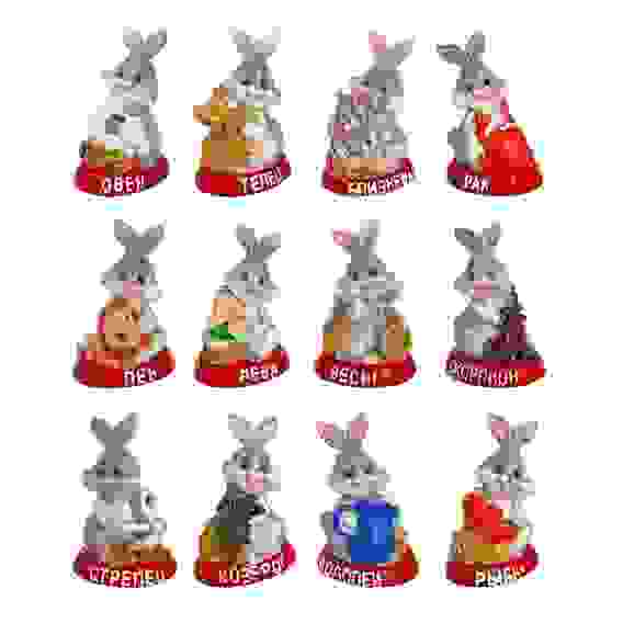 Sale!Фигурка Символ года, 6x4x3,2 см, полистоун, Знаки Зодиака, 12 дизайнов СНОУ БУМ