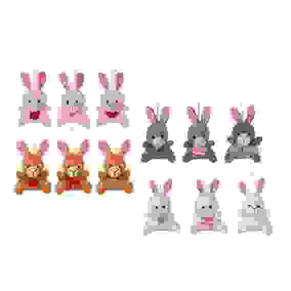 Sale!Сувенир мягкий, Символ года, 8x5,5 см, полиэстер, 12 видов СНОУ БУМ