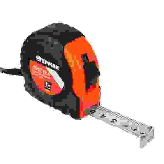 АКЦИЯ! Рулетка с обрезиненным корпусом, 3мх16мм ЕРМАК