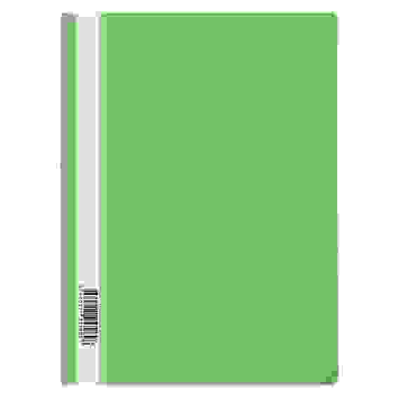 Папка-скоросшиватель пластик. OfficeSpace, А4, 120мкм, зеленая с прозр. верхом