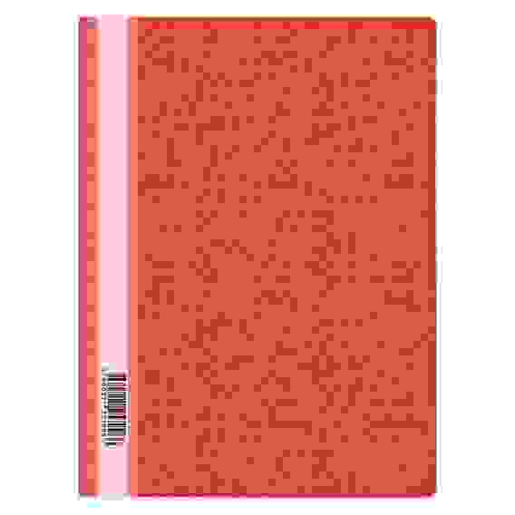 Папка-скоросшиватель пластик. OfficeSpace, А4, 120мкм, красная с прозр. верхом