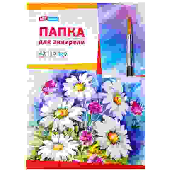 Папка для акварели, 10л., А3, ArtSpace &quot;Ромашки&quot;, блок рис. бум., 180г/м2