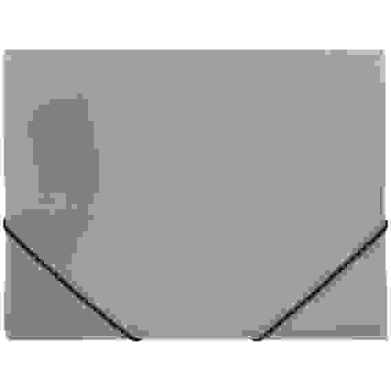 Папка на резинке OfficeSpace А4, 500мкм, серая