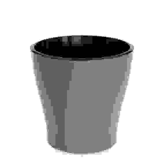 Горшок цв. &quot;Лея&quot; 3,6л двойной (серый)