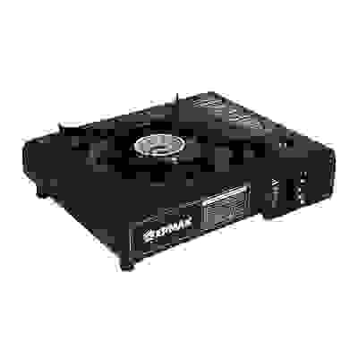 Плитка газовая к бал. с цанговым захватом портативная с переходник, в кейсе, 34х26х9см ЕРМАК