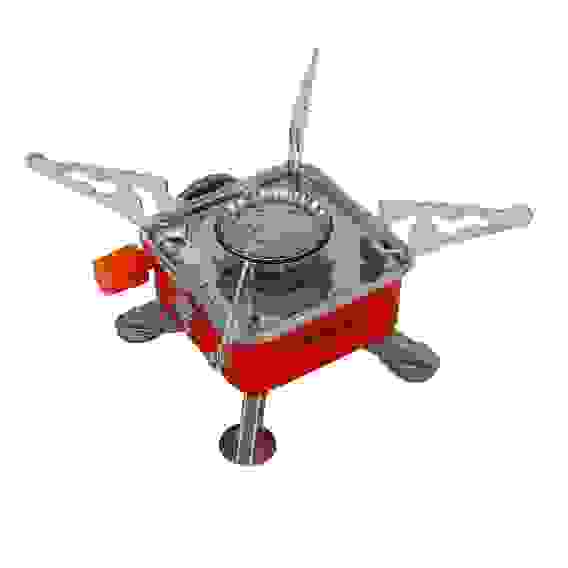 Плитка газовая к бал. с цанговым захватом портативная, 12х12х10см ЕРМАК