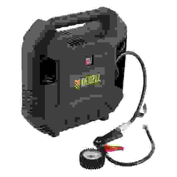 Компрессор Denzel DL1100 1.1 кВт, 180 л/мин, с набором аксессуаров