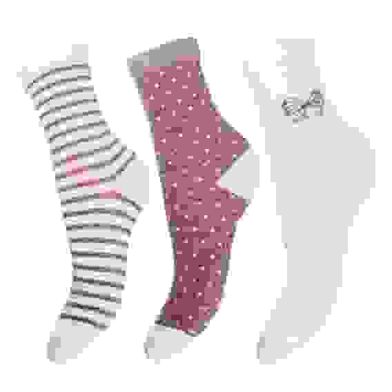 Носки женские, р.23-25, 78% хлопок, 20% спандекс, 2% латекс, 3 дизайна GALANTE