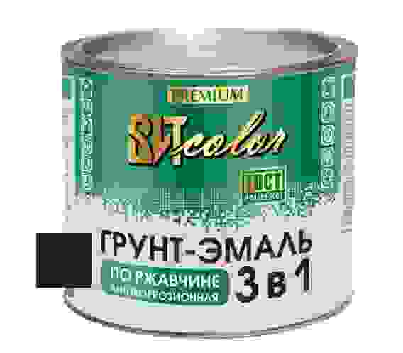 Грунт-эмаль по ржавчине ВИТ color 5кг черная