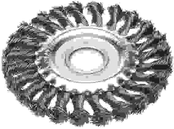 Щетка для УШМ 175мм пос. 22мм жгутированная стальная проволока 0,5мм STAYER ″PROFESSIONAL″