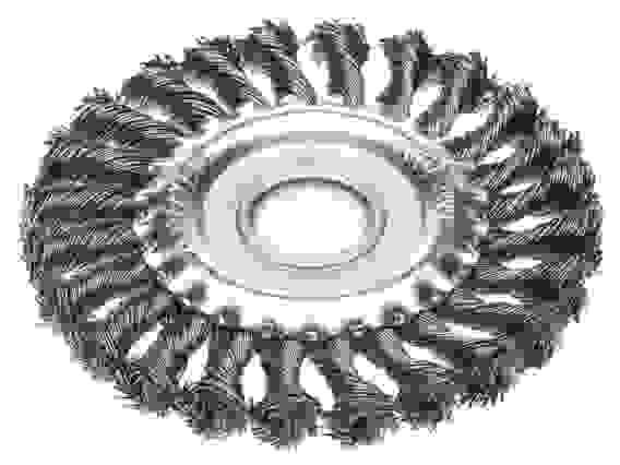 Щетка для УШМ 125мм пос.22 жгутированная стальная проволока 0,5мм STAYER ″PROFESSIONAL″