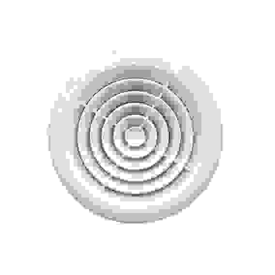 Решетка-диффузор руглая с фланцем 100 мм, неразъемная 100ДФ