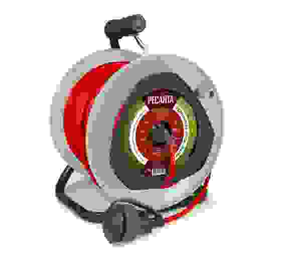 Удлинитель силовой 1 роз. СУ-2х1-30/2ВР катушка, выкл. IP44 Ресанта