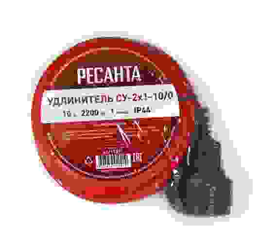 Удлинитель силовой СУ-2х1-10 б/катушки IP44 Ресанта