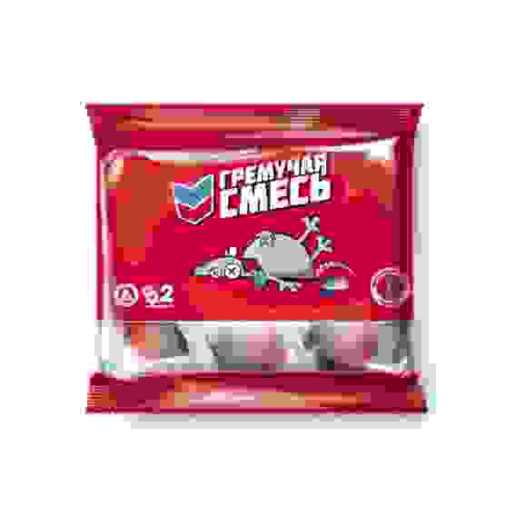 От грызунов приманка тесто-брикет 100гр. (8шт) Гремучая смесь красно-синие, мумиф. РОССИЯ