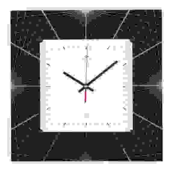 Часы настенные квадрат 35х35см, корпус белый &quot;Геометрия 1&quot;