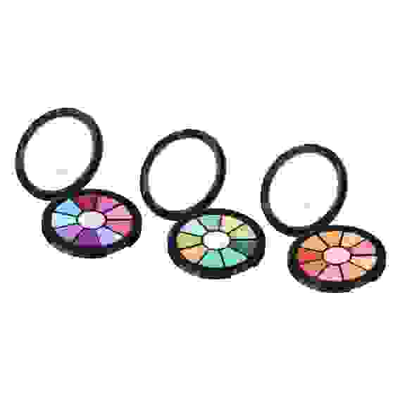 Тени для век 10-цветные, 10 гр, 3 тона BY ЮниLook