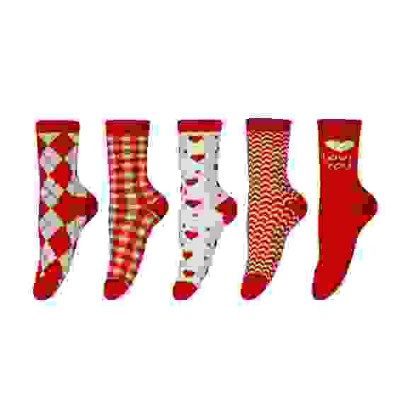 Носки женские, р-р 23-25, 95% полиэстер, 5% спандекс, 5 дизайнов, НС22-27 GALANTE