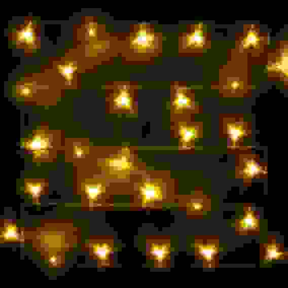 Гирлянда для дома 9,5м 100 ламп LED прозрач.пров.,8 реж, IP-20, Теплый белый (возможность соединени