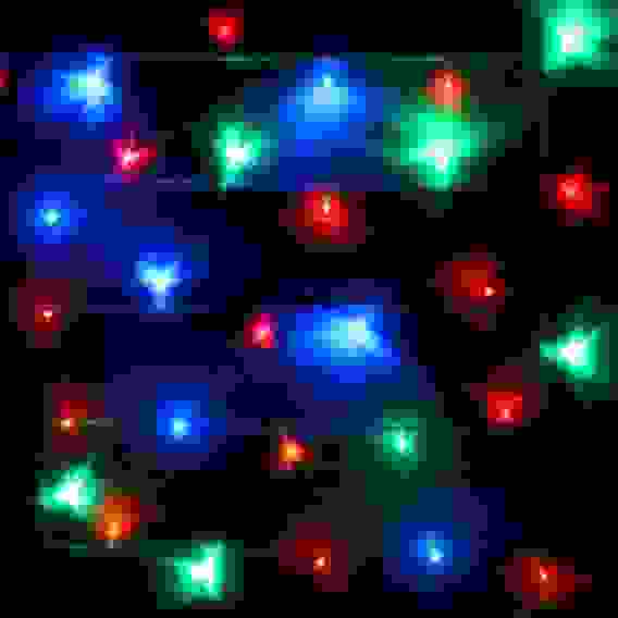 Гирлянда для дома 5,5м 50 ламп LED прозрач.пров.,8 реж, IP-20, Мультицвет