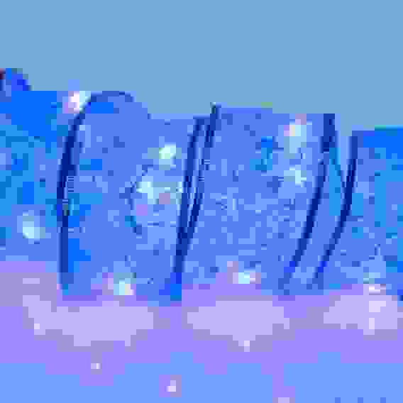 Гирлянда для дома ЛЕНТА ДЕКОРАТИВНАЯ "Волшебство" 2,0 м, 6 см, 20 ламп LED (на батарейках), Синий (