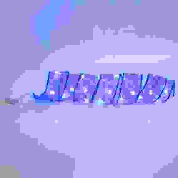 Гирлянда для дома ЛЕНТА ДЕКОРАТИВНАЯ "Волшебство" 2,0 м, 6 см, 20 ламп LED (на батарейках), Синий (