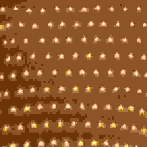 Гирлянда для дома СЕТКА ш2,0* в1,5м 144 лампы LED прозр.пров.,8 реж, IP-20, Теплый белый (возможност