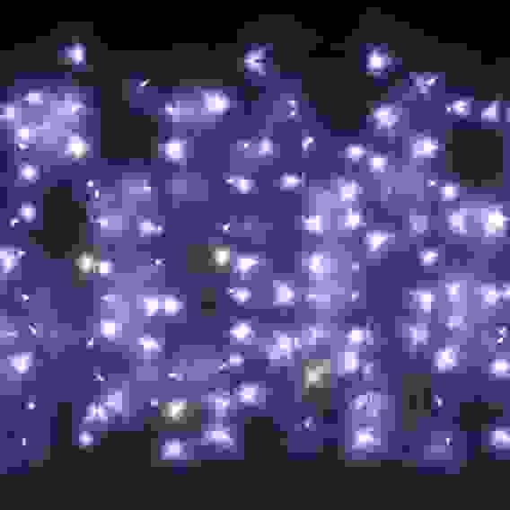 Гирлянда для улицы ЗАНАВЕС "Мерцание" ш2* в3,0 м 480 ламп LED, прозрач.пров,1 реж.,IP-54, Белый (воз