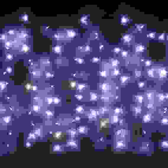 Гирлянда для дома ЗАНАВЕС &quot;Мерцание&quot; ш1,5* в2,5 м 360 ламп LED, прозрач.пров, авторежим, IP-20, Белы