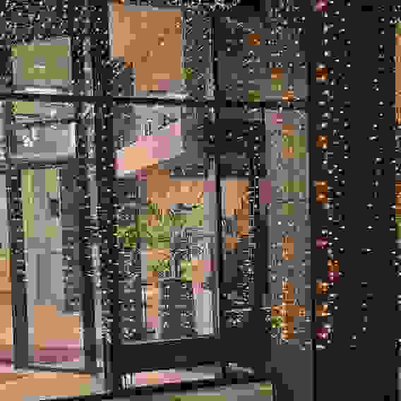 Гирлянда для улицы ЗАНАВЕС "Мерцание" ш2* в3,0 м 480 ламп LED, прозрач.пров,1 реж.,IP-54, Теплый бел