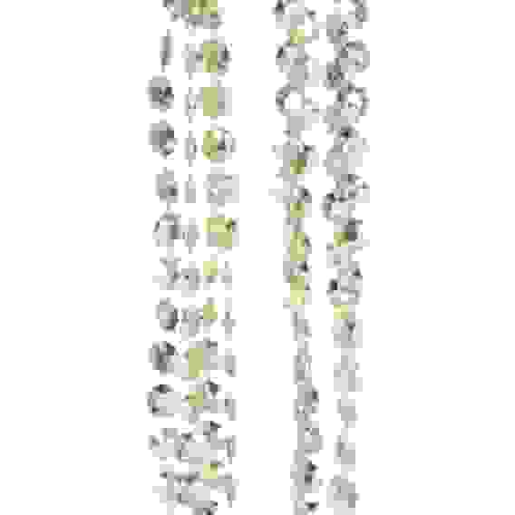 Бусы на ёлку 2,0 м \"Стразы\", Шампань