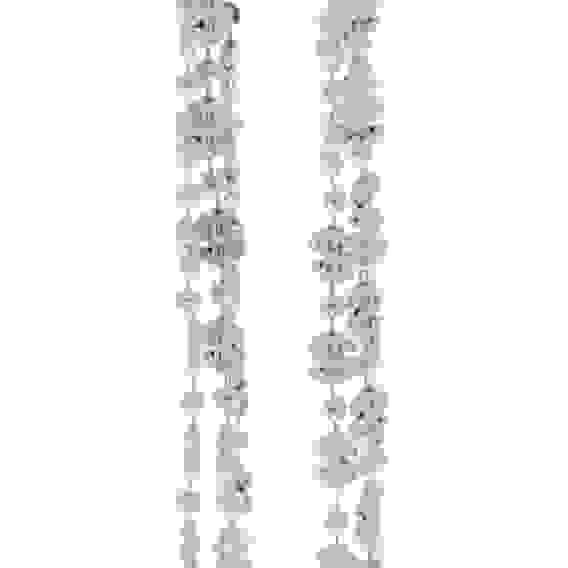 Бусы на ёлку 1,5м "Доллары" 1,2см, Серебро