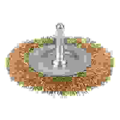 Щетка для дрели 75мм, витая латун. стальная проволока 0,3мм STAYER ″PROFESSIONAL