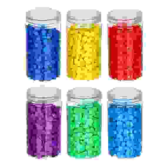 Камни цветные 0.6-0.9см в банке 500гр, натуральный камень INBLOOM