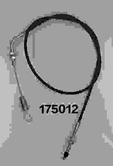 Тросик снегоуборщика L-1240мм, мал. бобышка-мет. изгиб, пружина