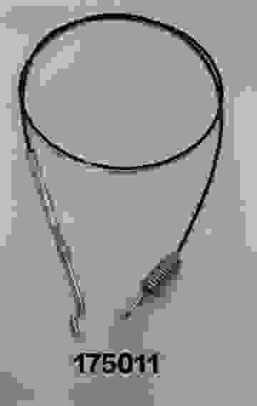 Тросик снегоуборщика тонкий L-1140мм, поводок-пружина