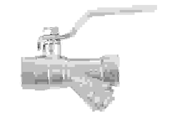 Акция! Кран с фильтром шар. 1/2 вн/вн рукоятка никель ЭкоНом