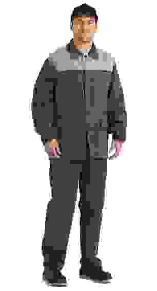 Костюм муж. "Дамаск" т.серый/св.серый/красный