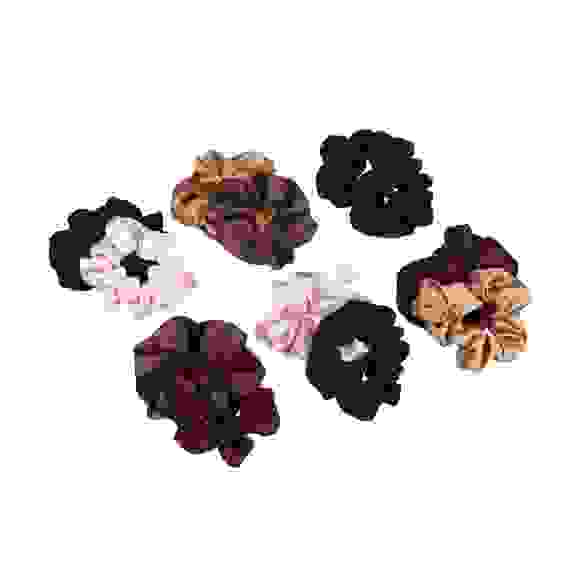 Набор резинок для волос 2шт, 8/10см, полиэстер, 6 цветов BERIOTTI