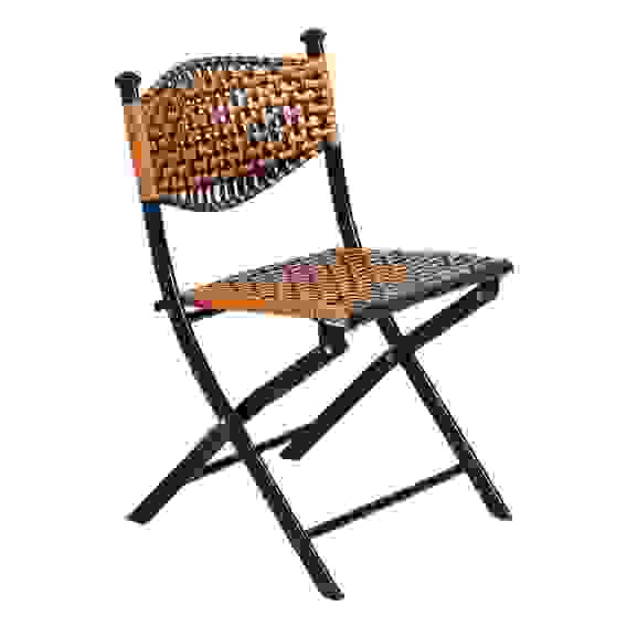 Стул складной садовый плетеный, 35х37х58см INBLOOM
