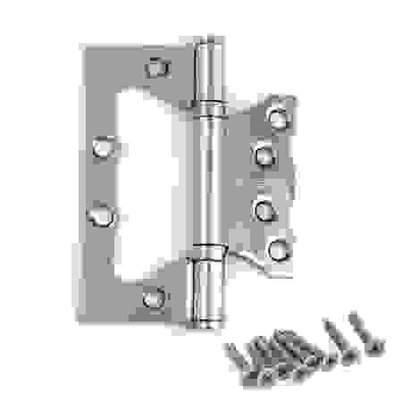 Петля Avers 100*75*2,5-B2-CR без врезки/хром/ 1шт