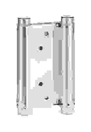 Петля пружинная двусторонняя DAH-127(Satin) Серебро (Никель) 1 шт