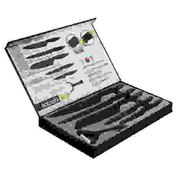 Набор ножей кухонных 6пр, в магнитной коробке SATOSHI Болтон